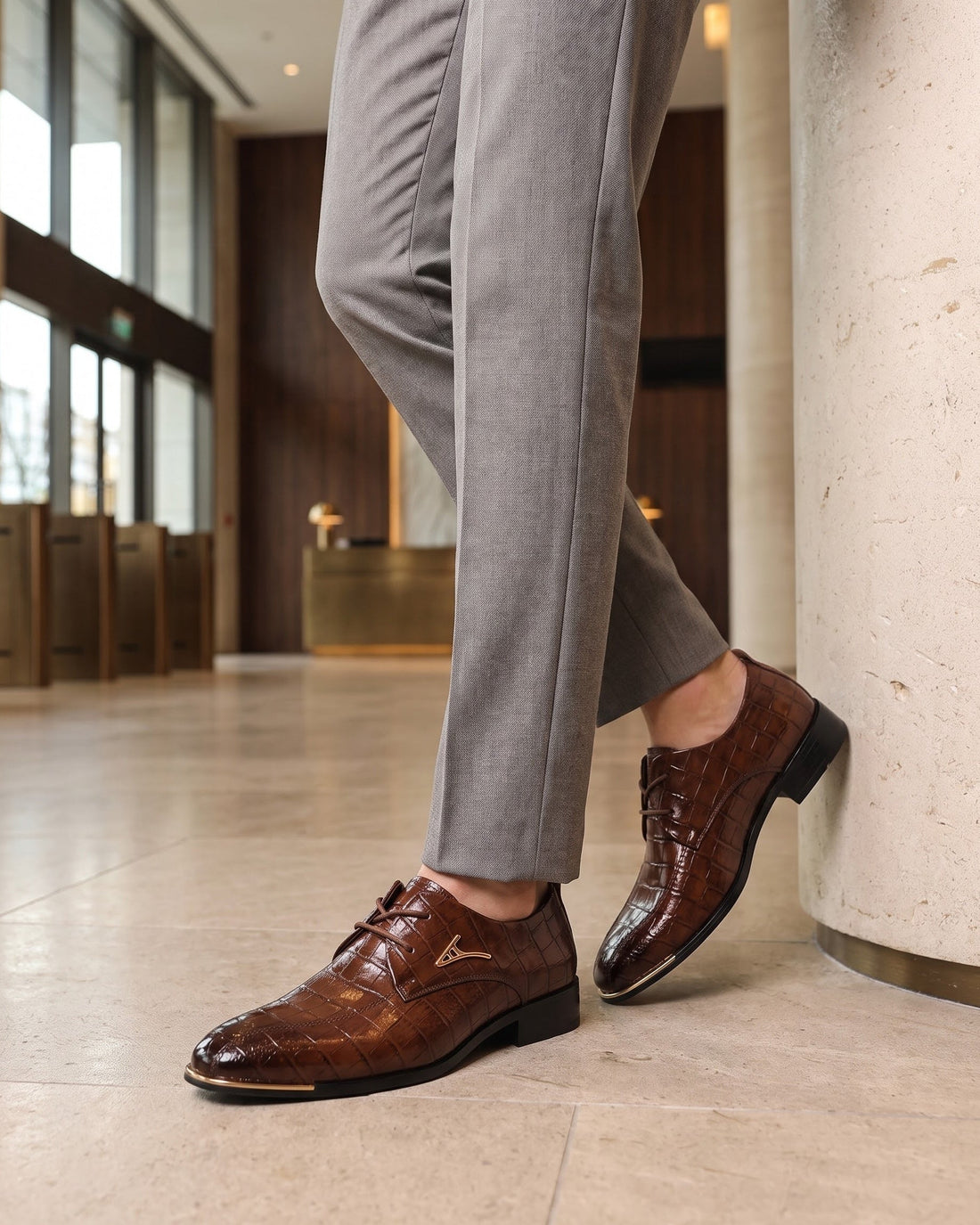 Feliciano Men's Leather Derby Shoes
