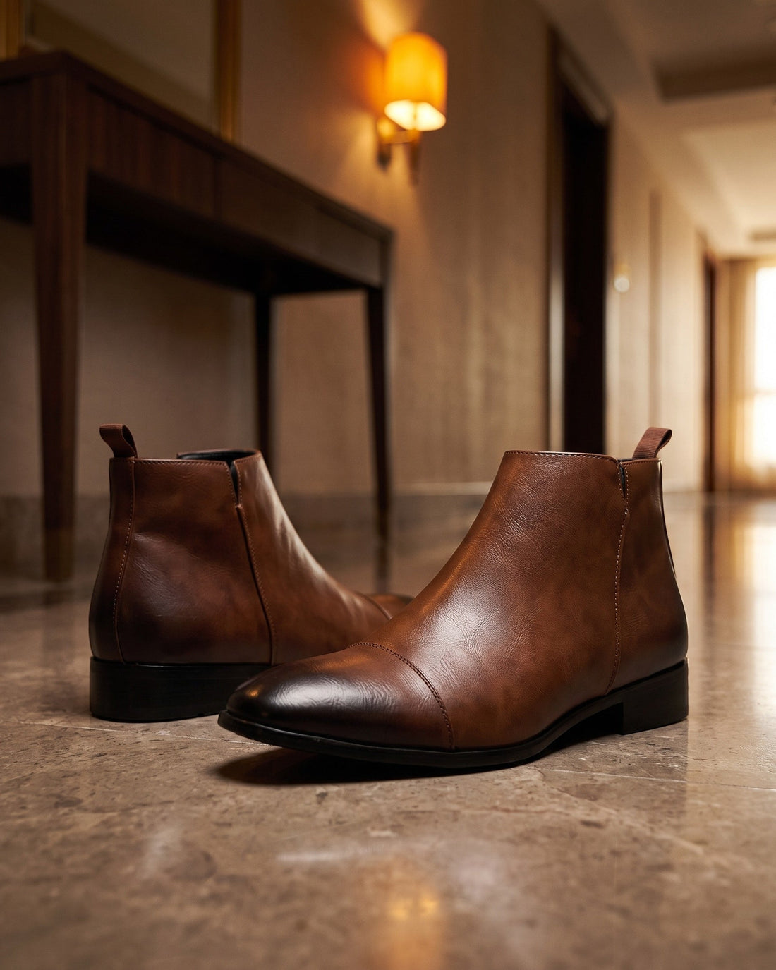 Leonel Men's Leather Chelsea Boots