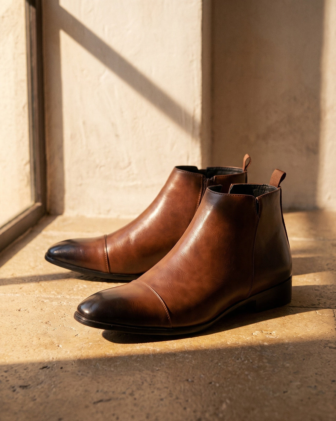 Leonel Men's Leather Chelsea Boots