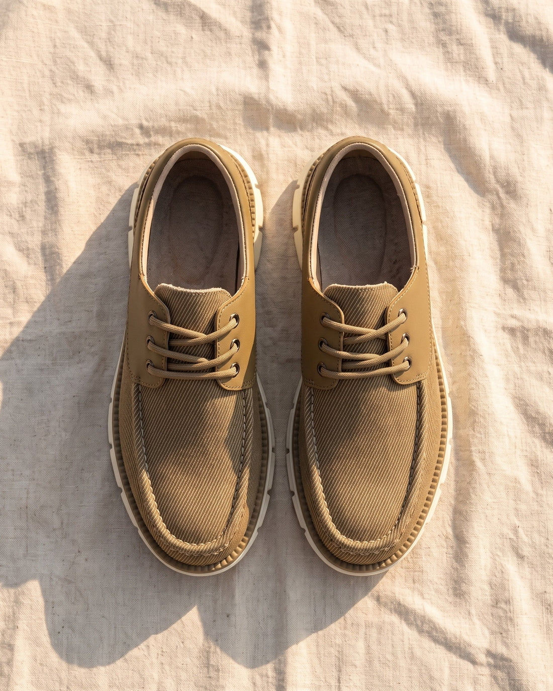 Renzo Men's Canvas Moccasins