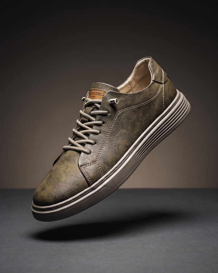 Giovanni Men's Leather Trainers