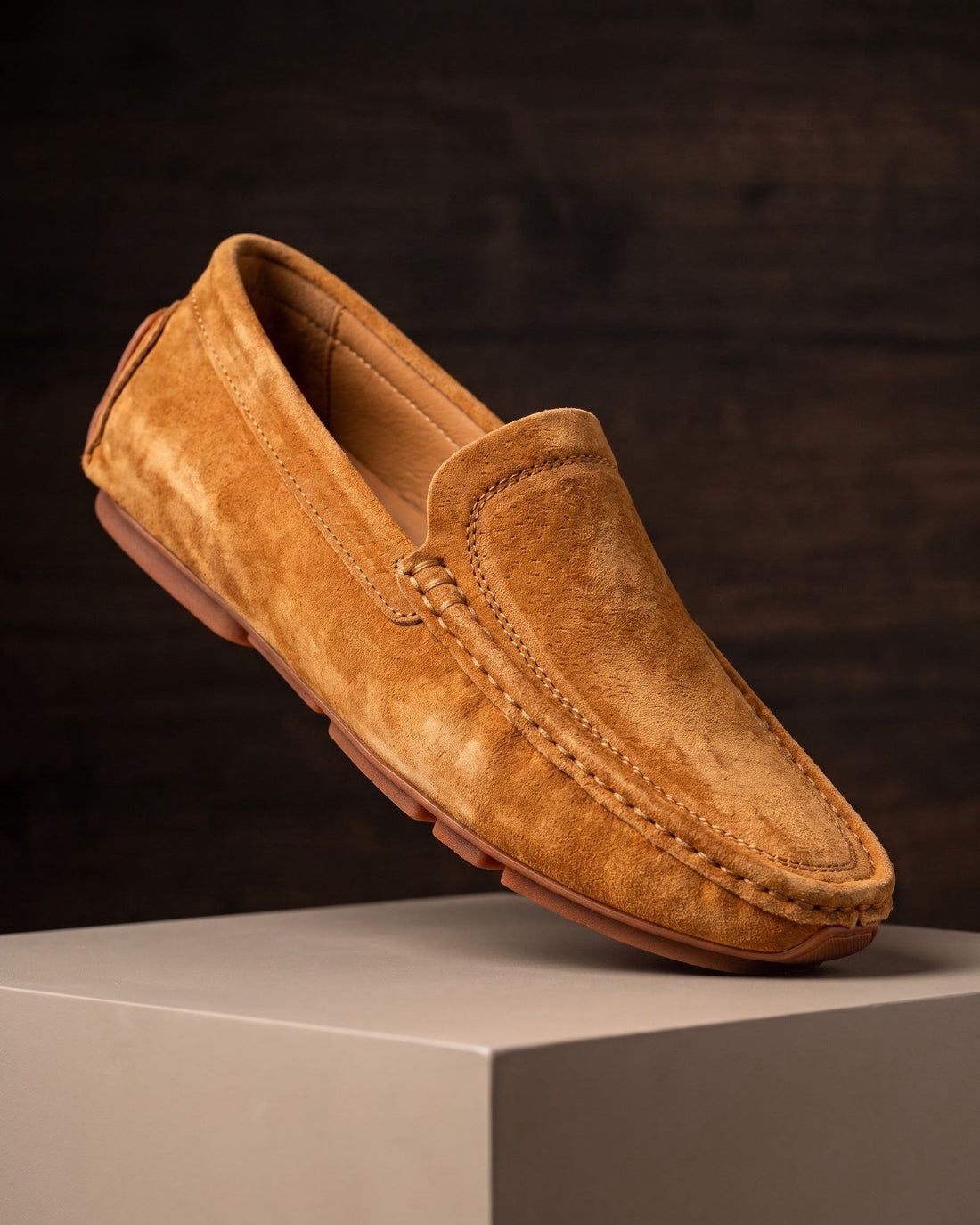 Marino Men's Suede Driving Shoes