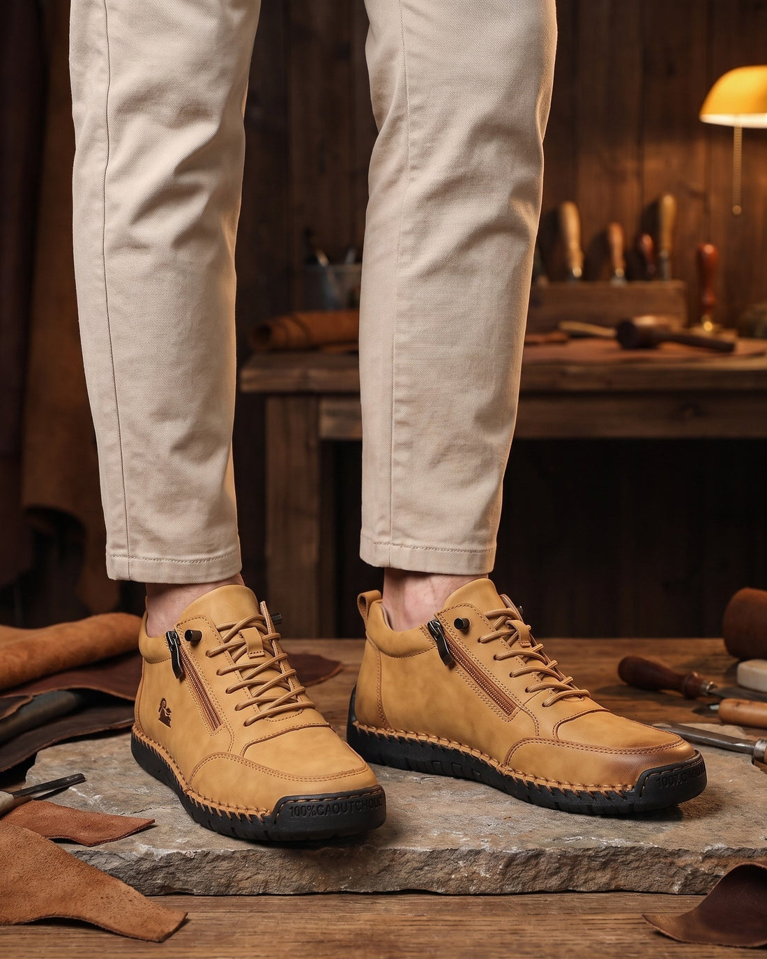 Eugenio Men's Leather Boots
