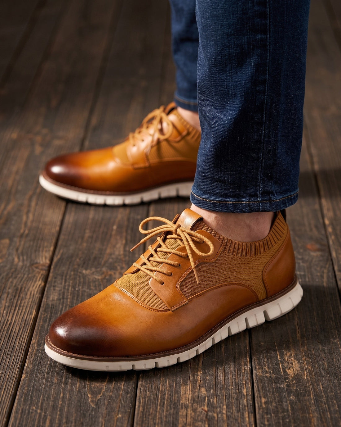Orazio Men's Leather-Look Derby Shoes