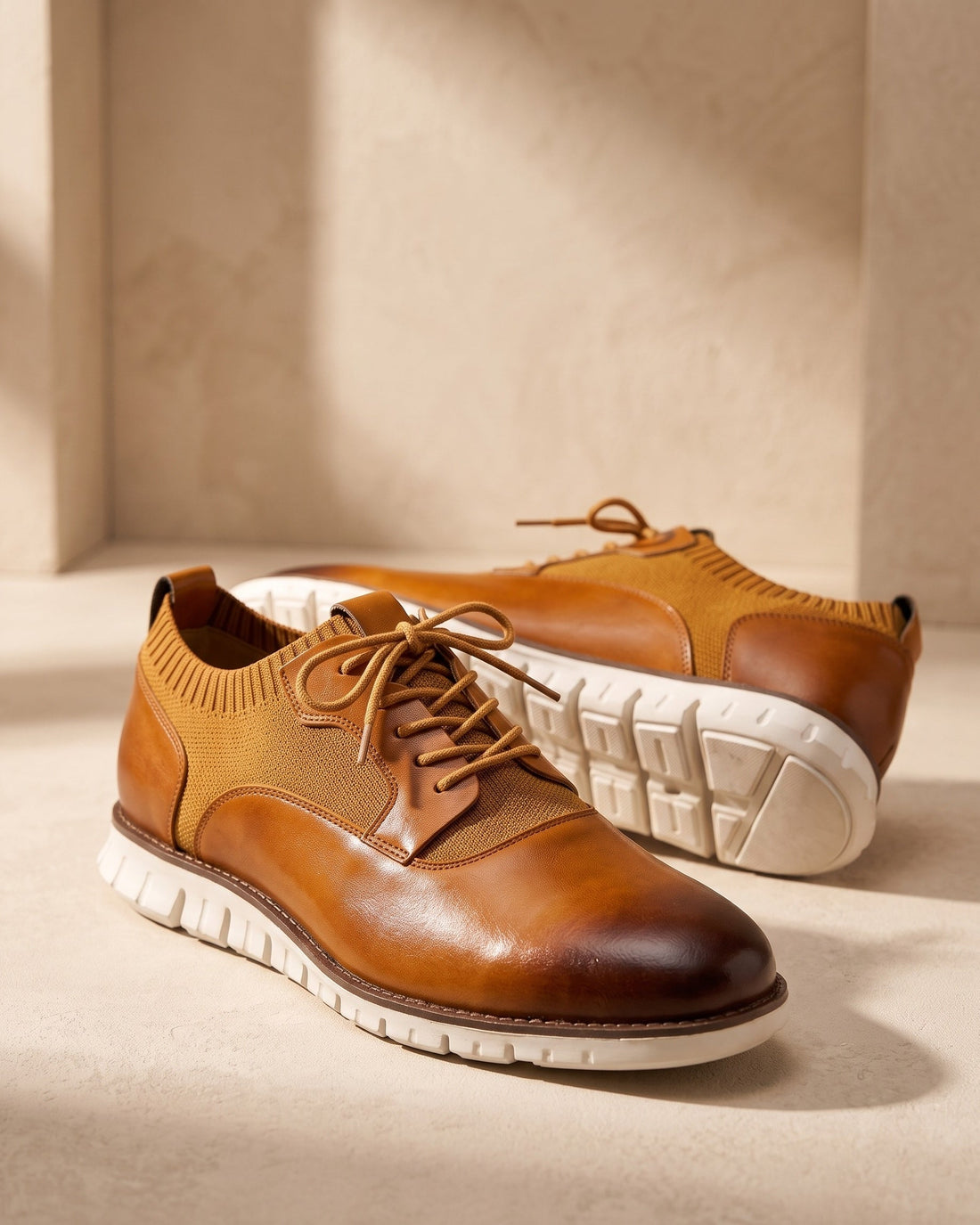Orazio Men's Leather-Look Derby Shoes