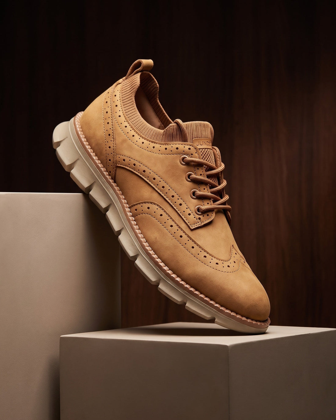 Eduardo Men's Faux Leather Brogues