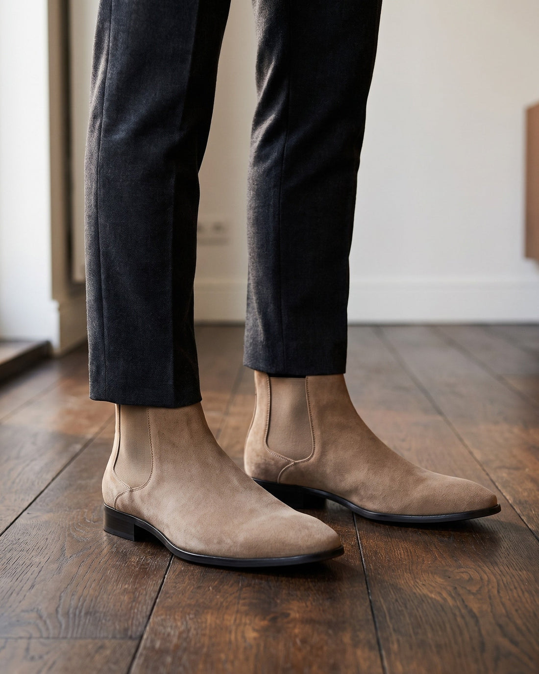 Umberto Men's Suede Chelsea Boots