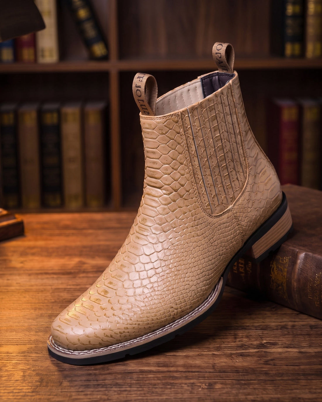 Raffaele Men's Leather Chelsea Boots