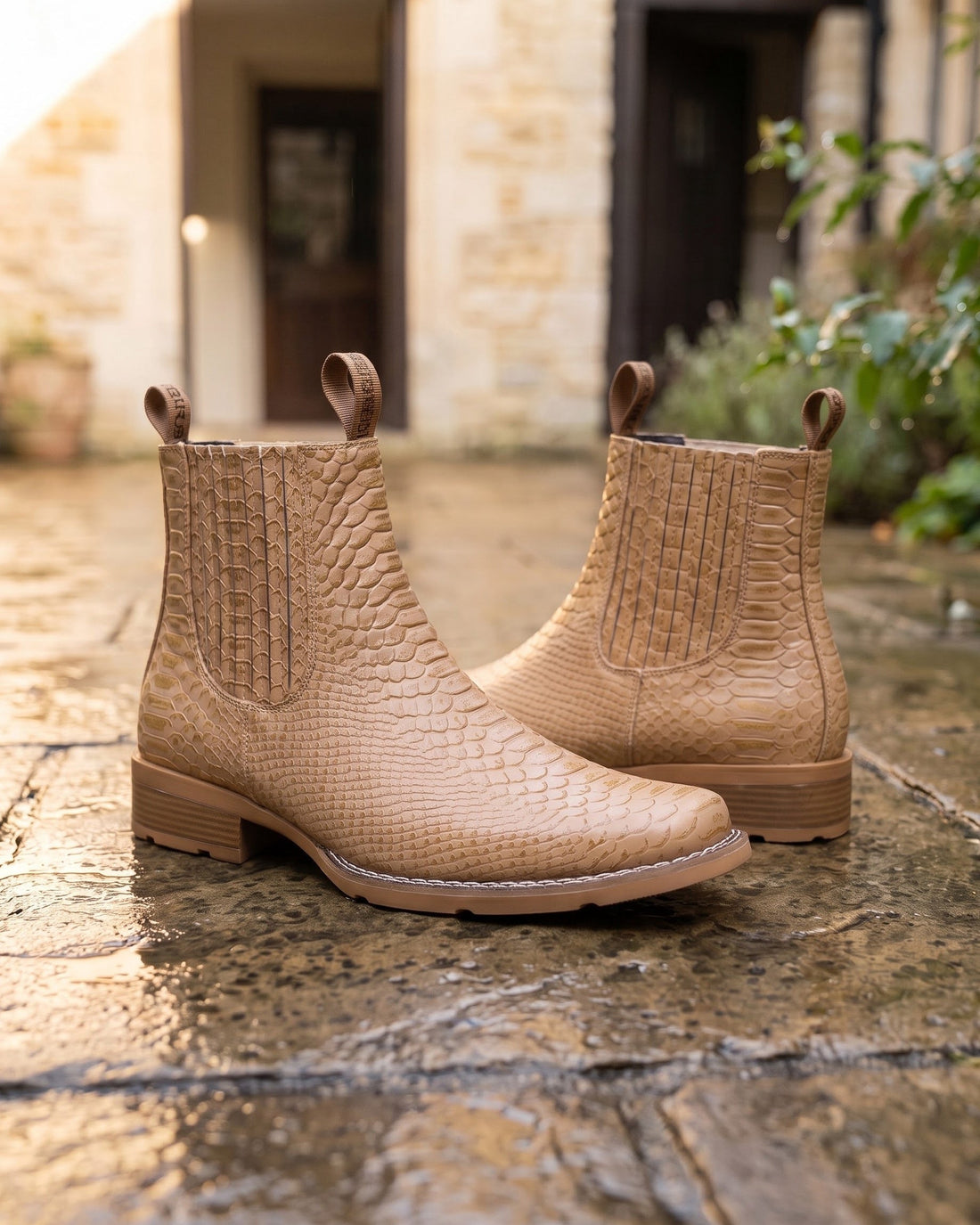 Raffaele Men's Leather Chelsea Boots