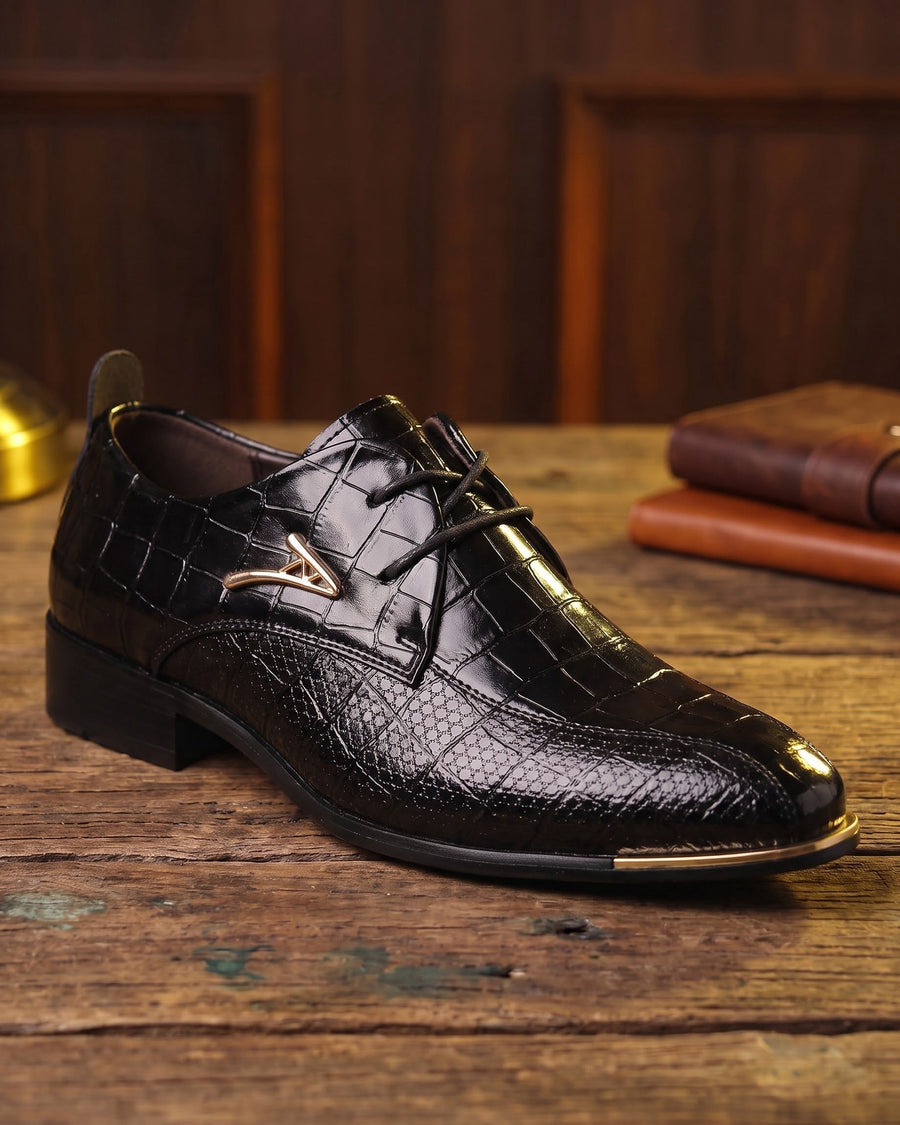 Feliciano Men's Leather Derby Shoes