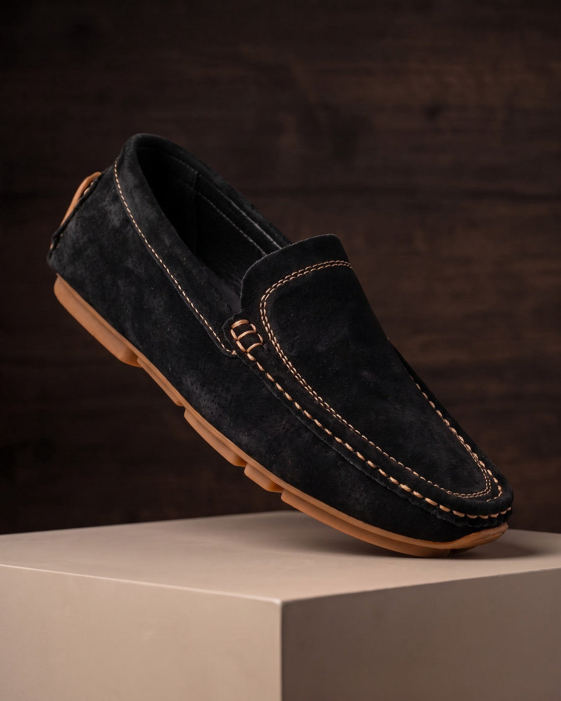 Marino Men's Suede Driving Shoes