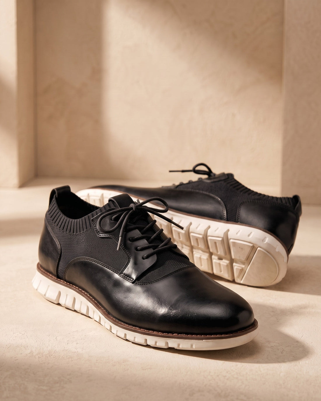 Orazio Men's Leather-Look Derby Shoes