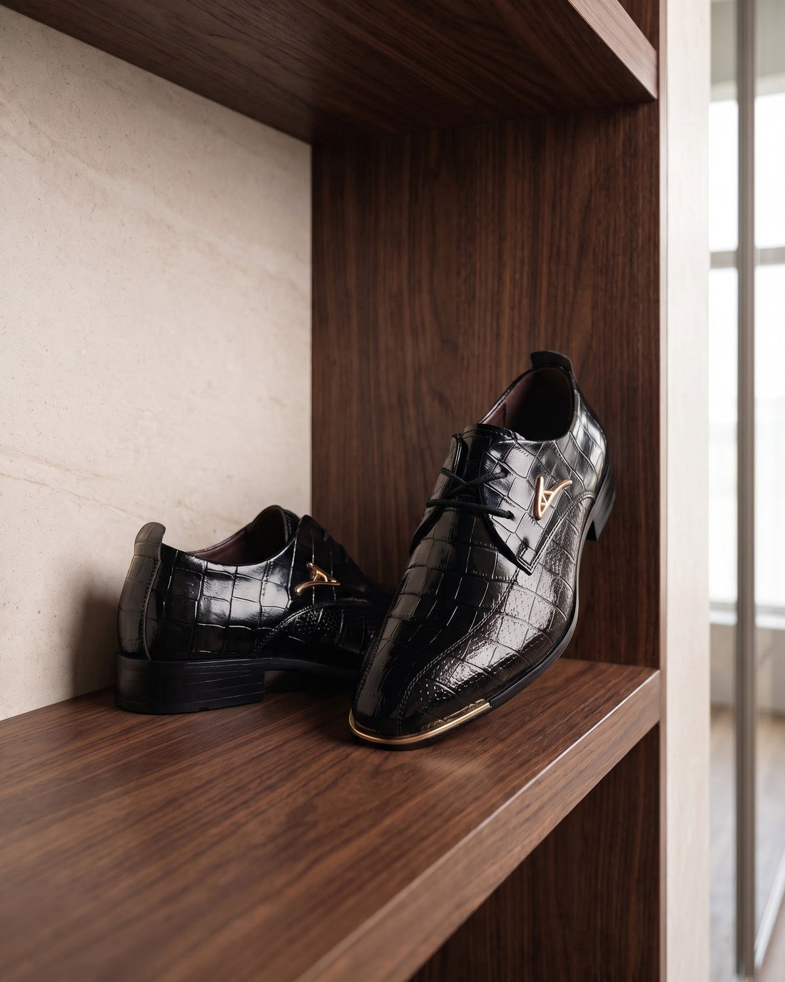 Feliciano Men's Leather Derby Shoes