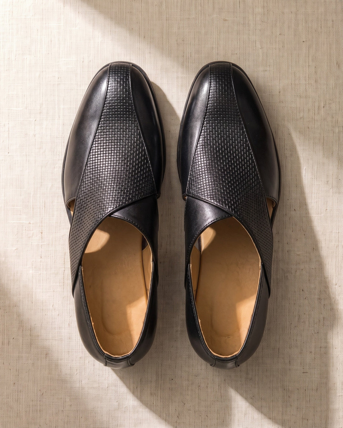 Cesare Men's Leather Slip-On Shoes