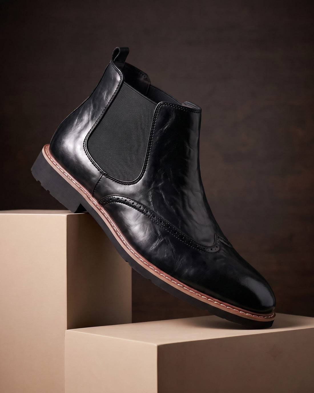Alvaro Men's Leather Chelsea Boots