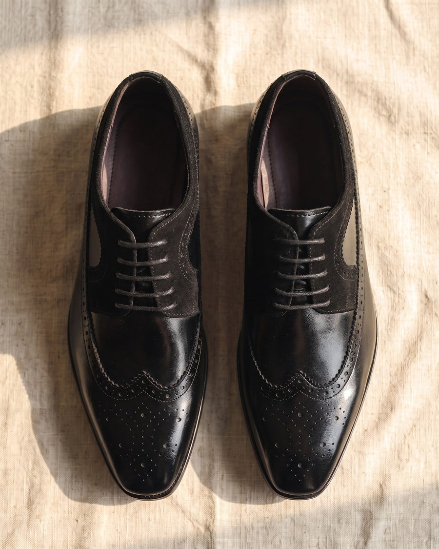 Oscar Men's Faux Leather Brogues