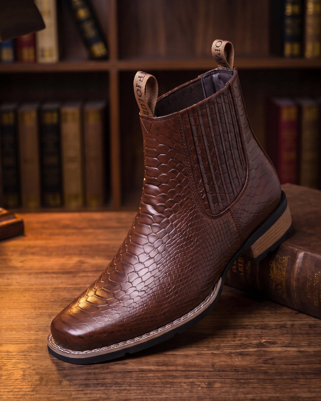 Raffaele Men's Leather Chelsea Boots