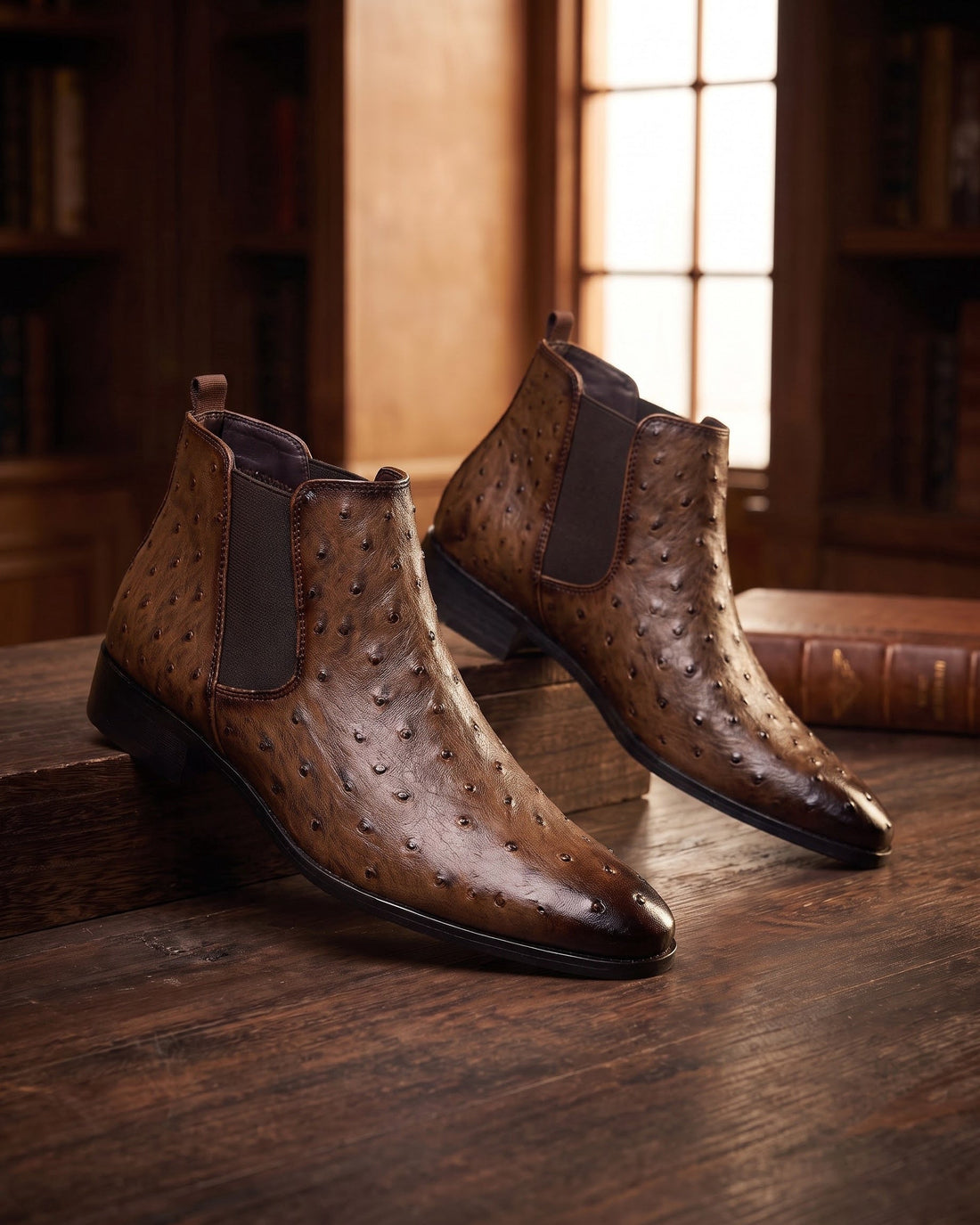 Nicola Men's Leather Chelsea Boots