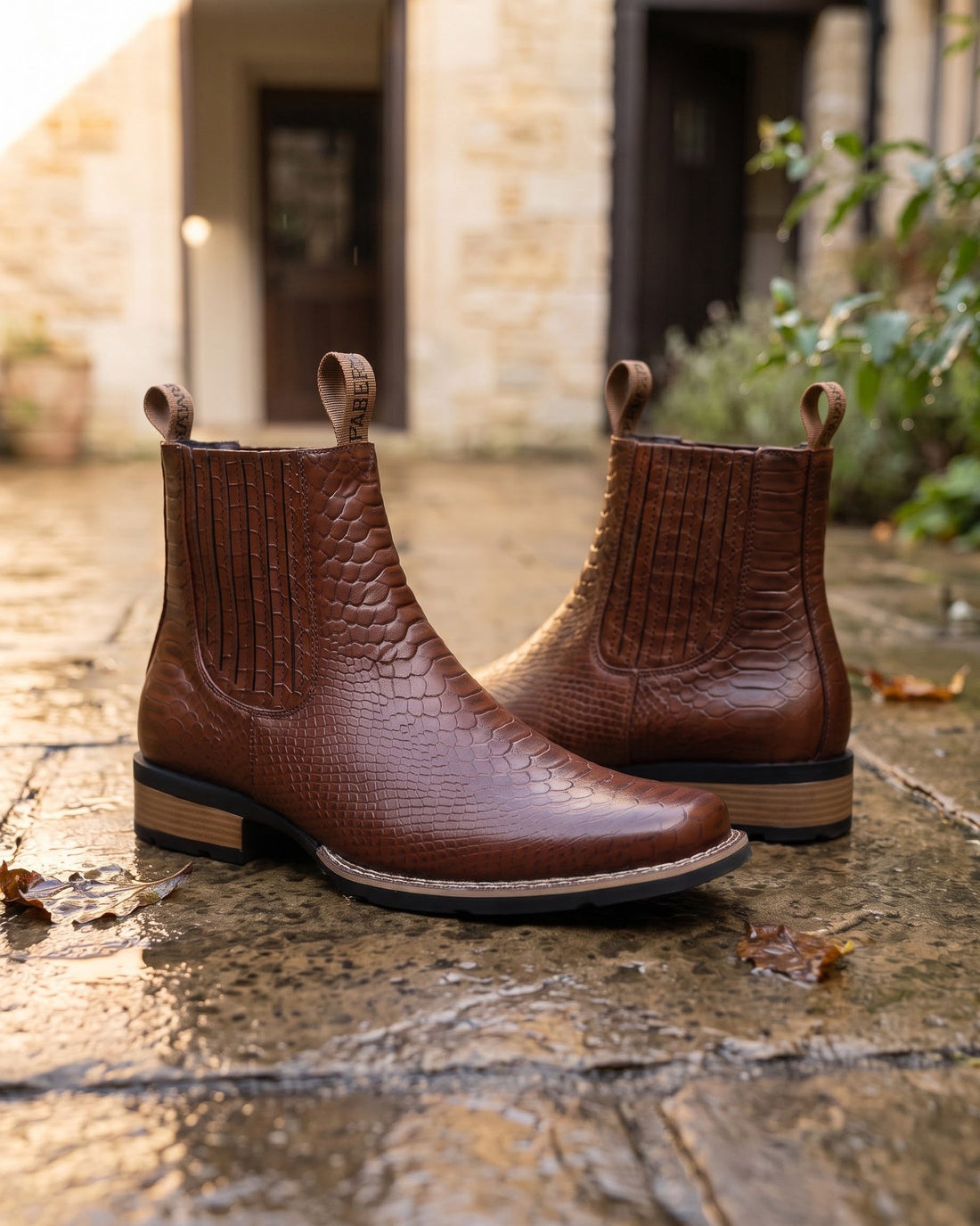 Raffaele Men's Leather Chelsea Boots