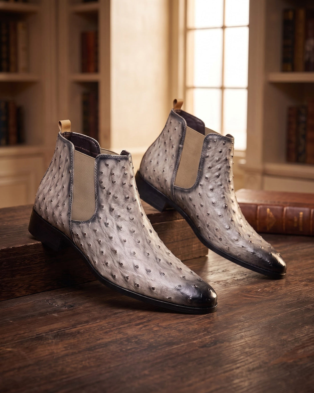 Nicola Men's Leather Chelsea Boots