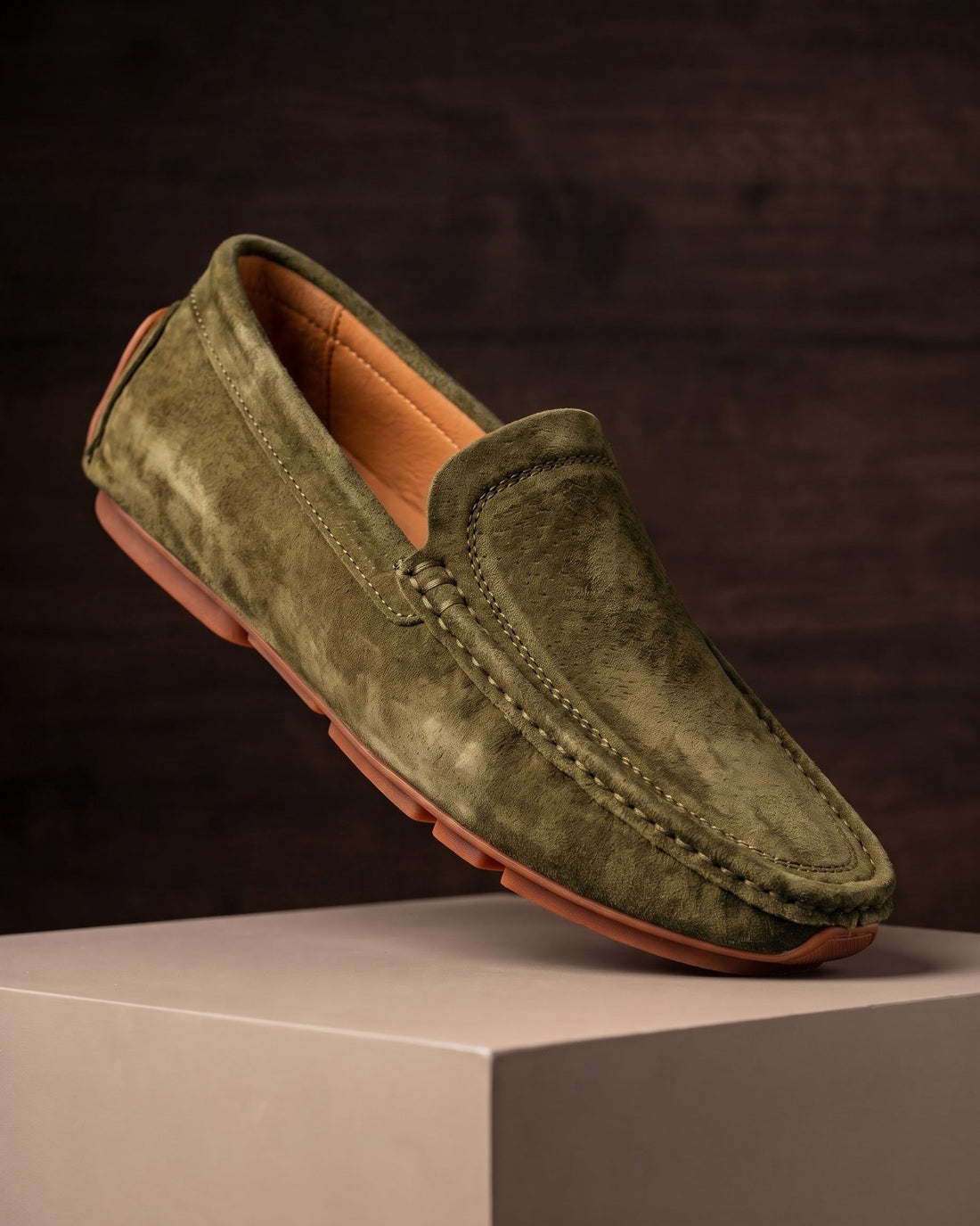 Marino Men's Suede Driving Shoes