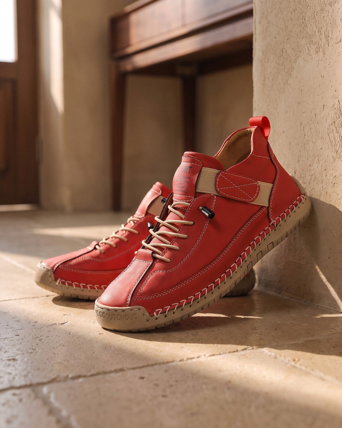 Angelo Men's Leather Trainers