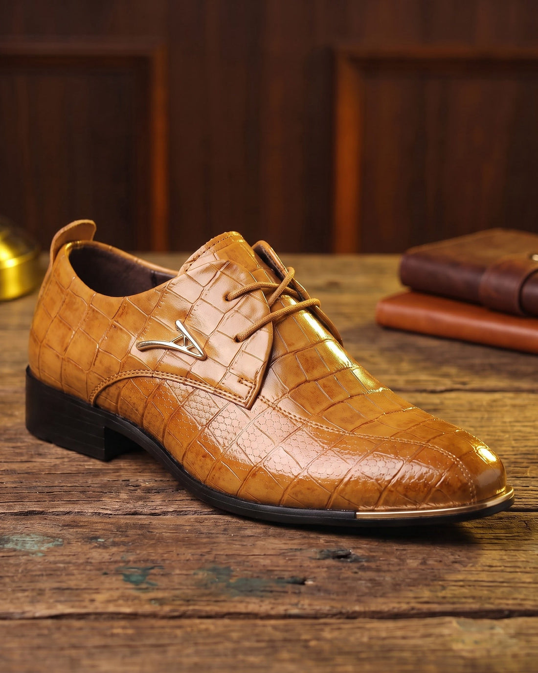 Feliciano Men's Leather Derby Shoes