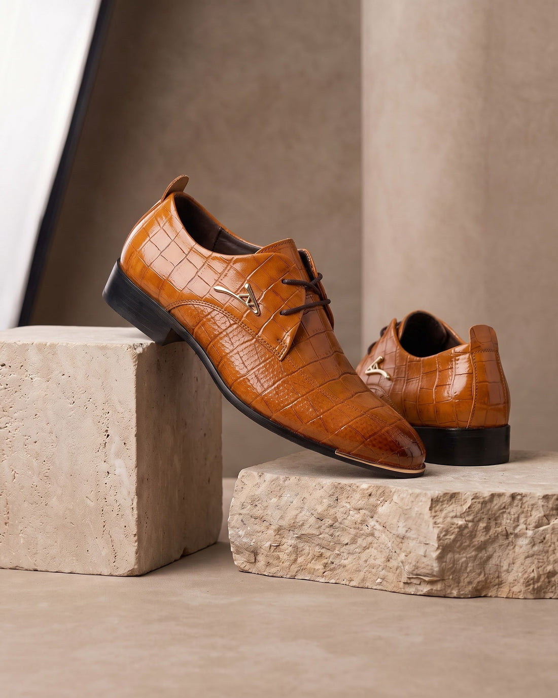 Feliciano Men's Leather Derby Shoes