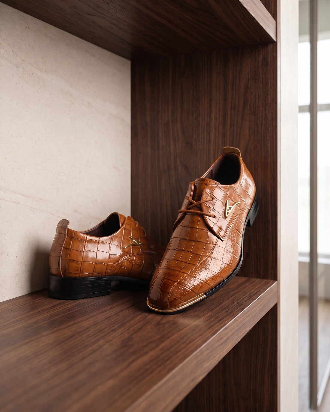 Feliciano Men's Leather Derby Shoes