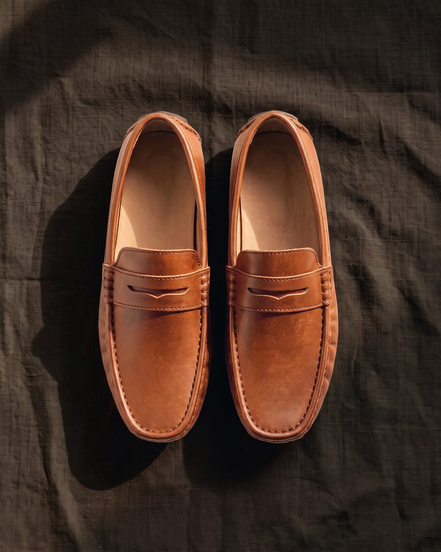 Orlando Men's Leather Driving Shoes