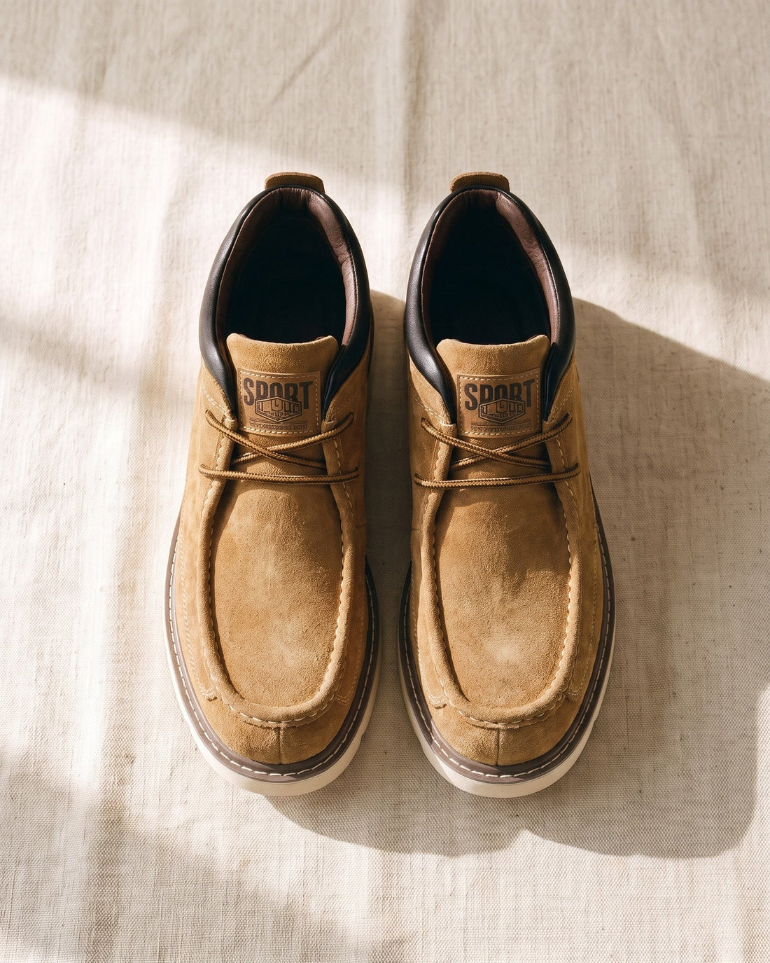 Valerio Men's Faux Leather Chukka Boots