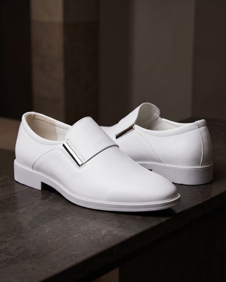Cesar Men's Leather Monk Strap Shoes
