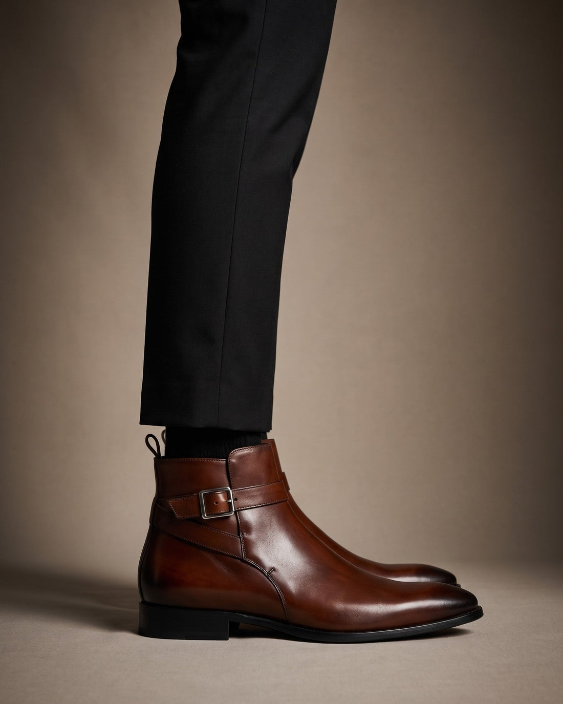 Elio Men's Leather Ankle Boots