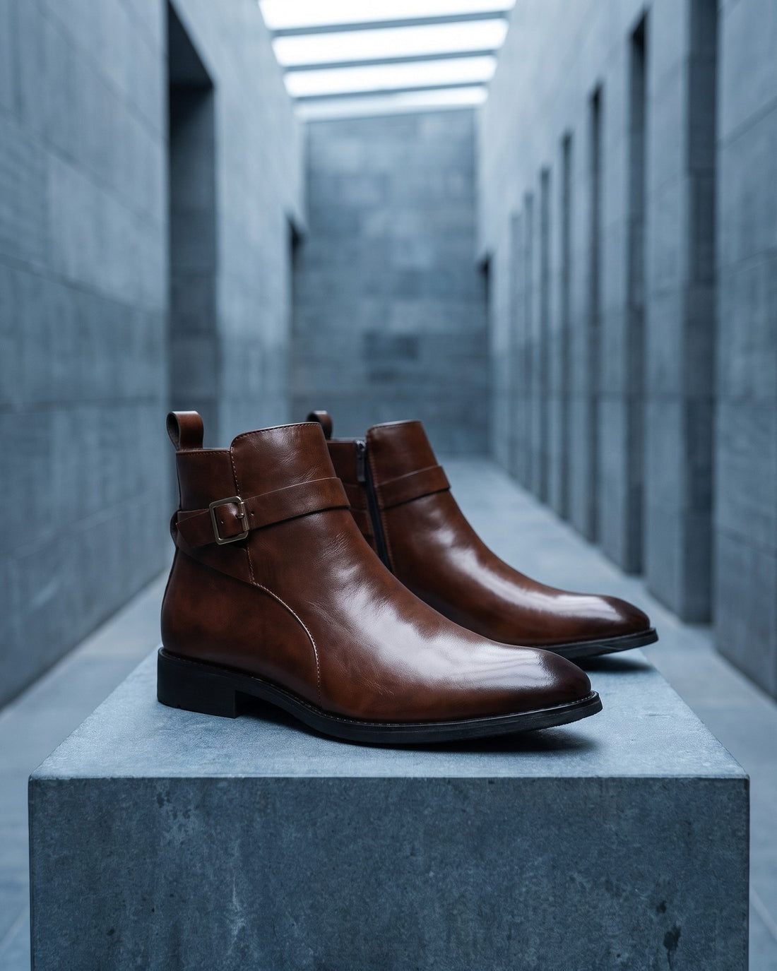 Elio Men's Leather Ankle Boots