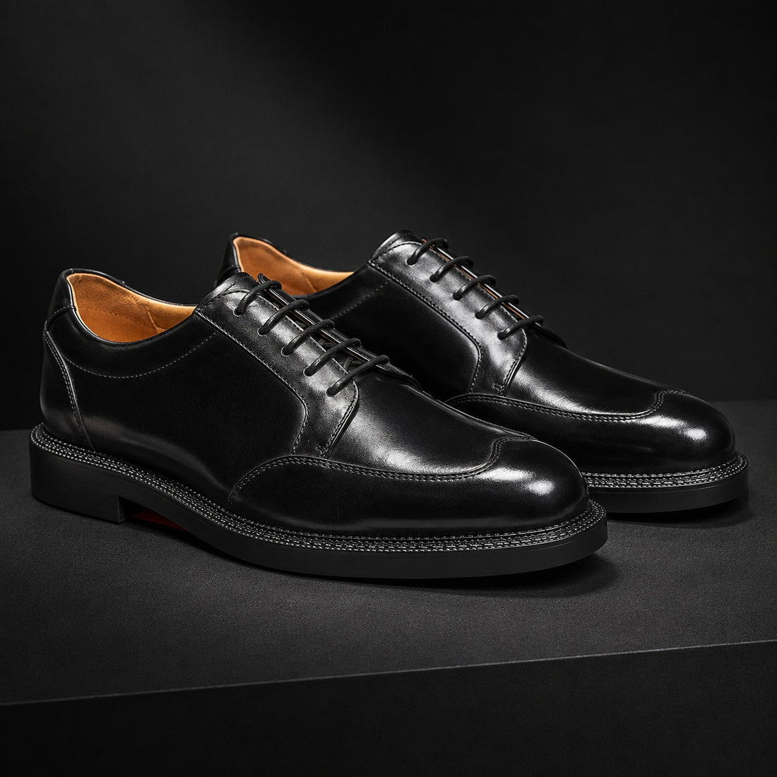 Men's Leather Derby Shoes – Tiziano