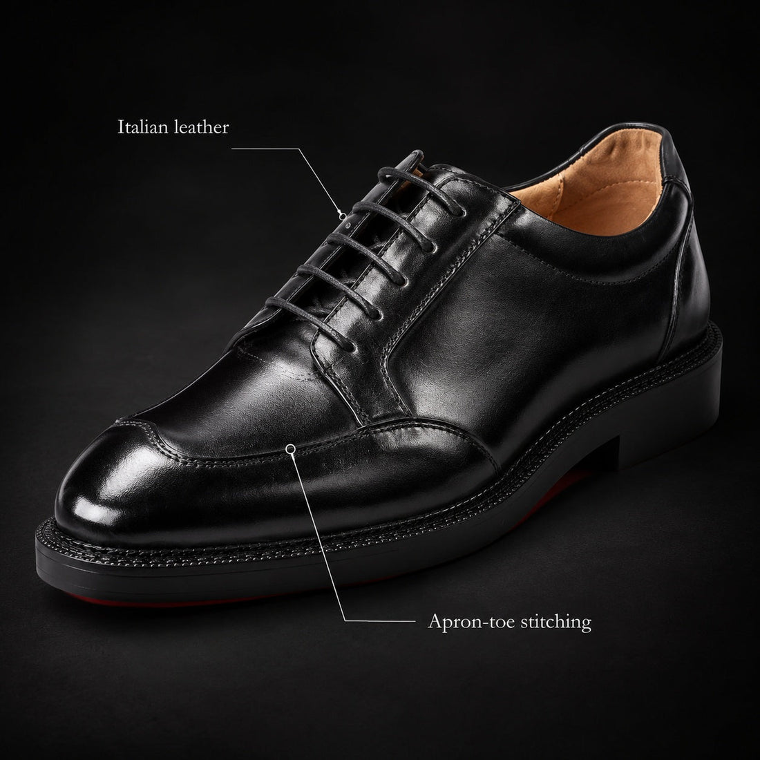 Men's Leather Derby Shoes – Tiziano