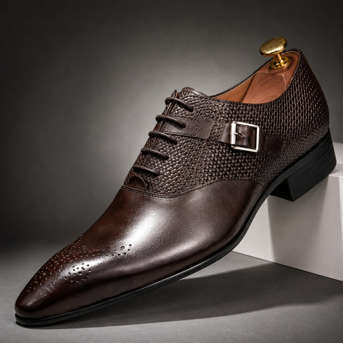 Men's Leather Oxford Shoes – Natale