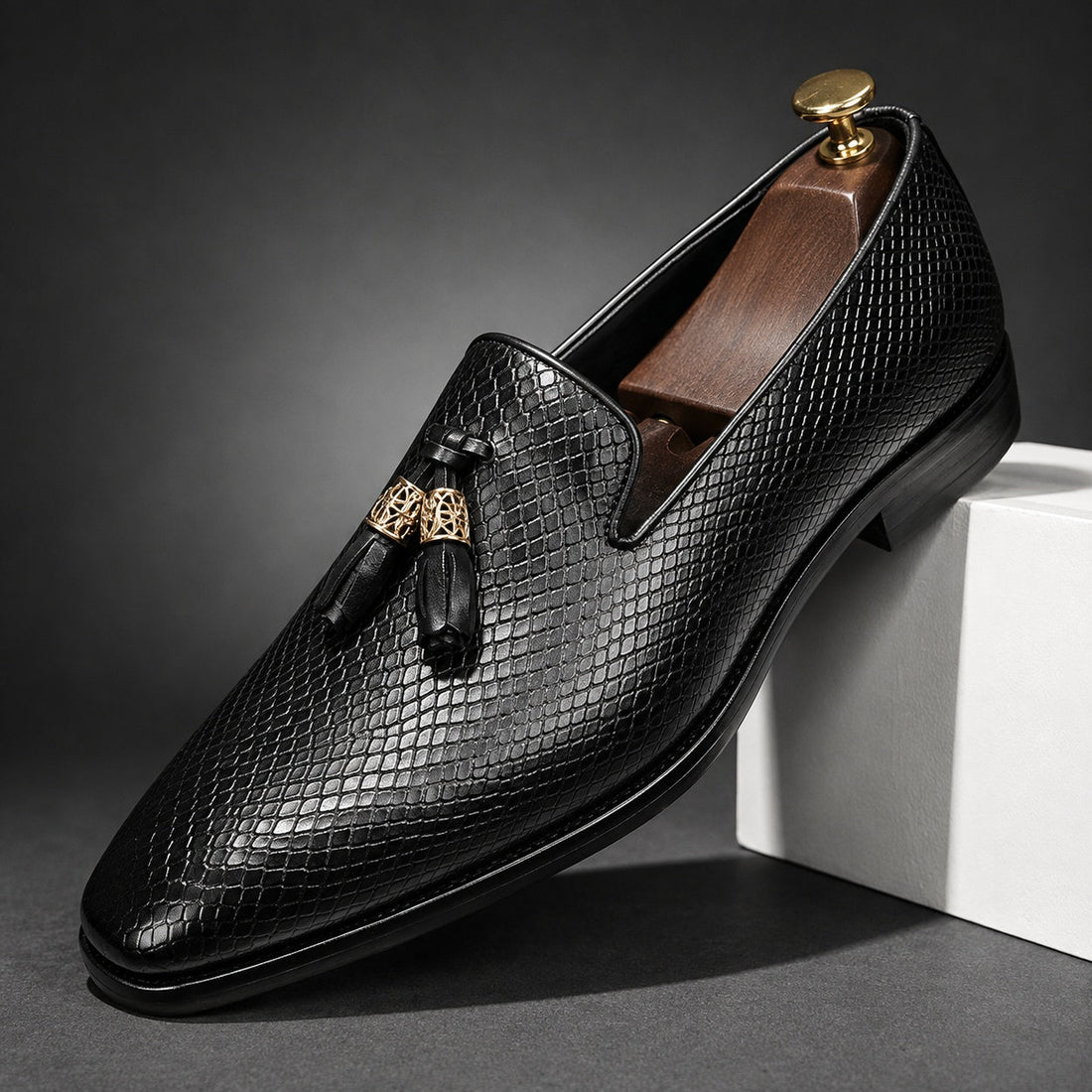 Men's Leather Tassel Loafers – Lamberto