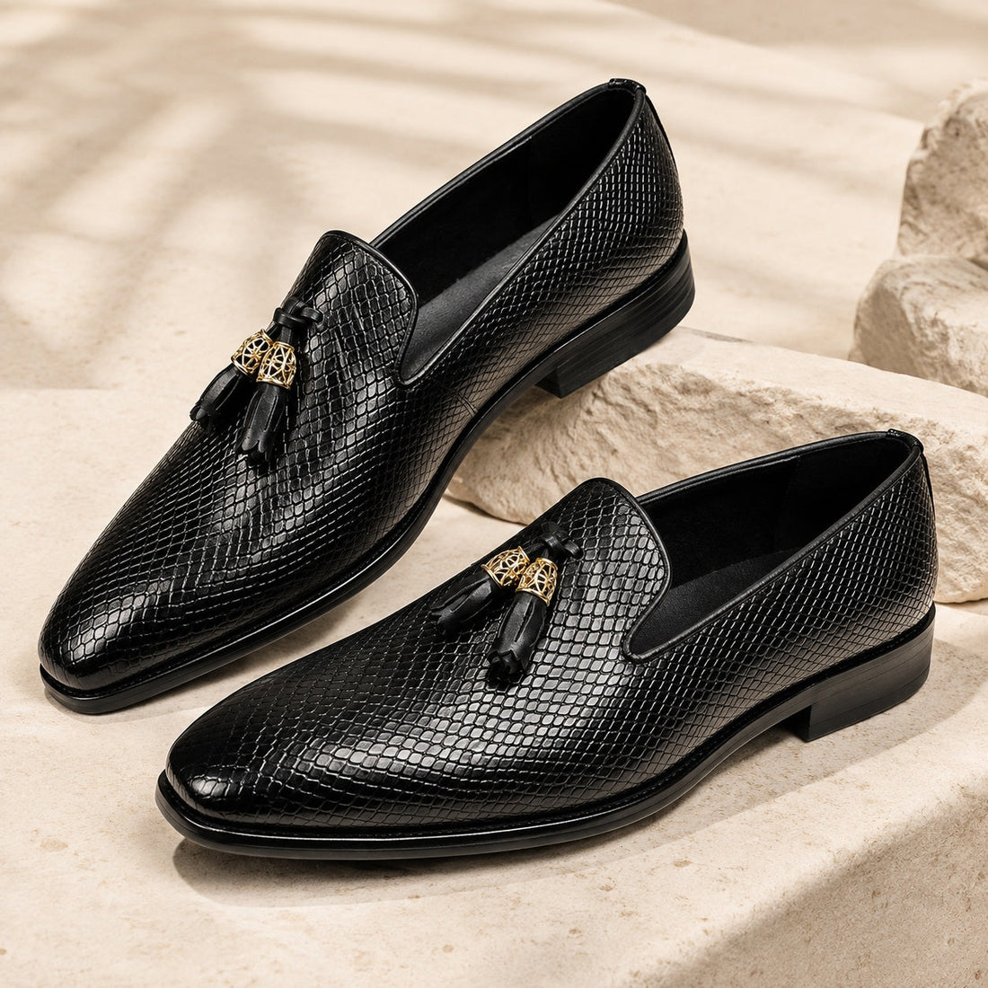 Men's Leather Tassel Loafers – Lamberto
