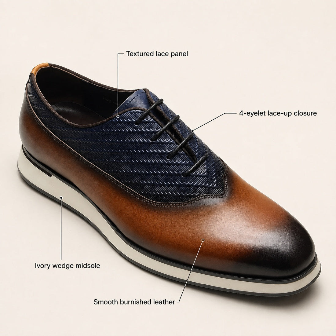 Men's Leather Oxford Shoes – Ippolito