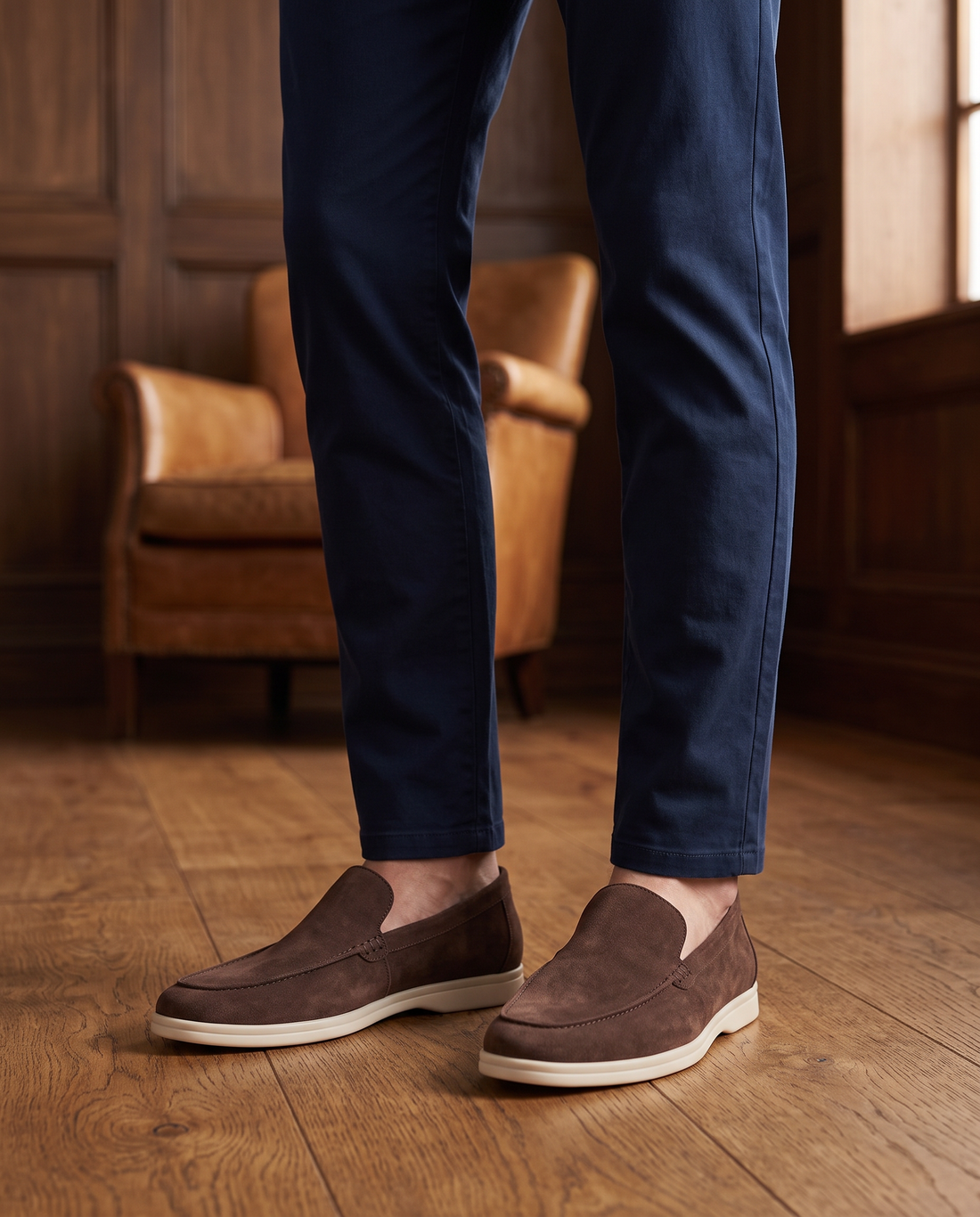 Men's Suede Moccasin Loafers – Ruggero