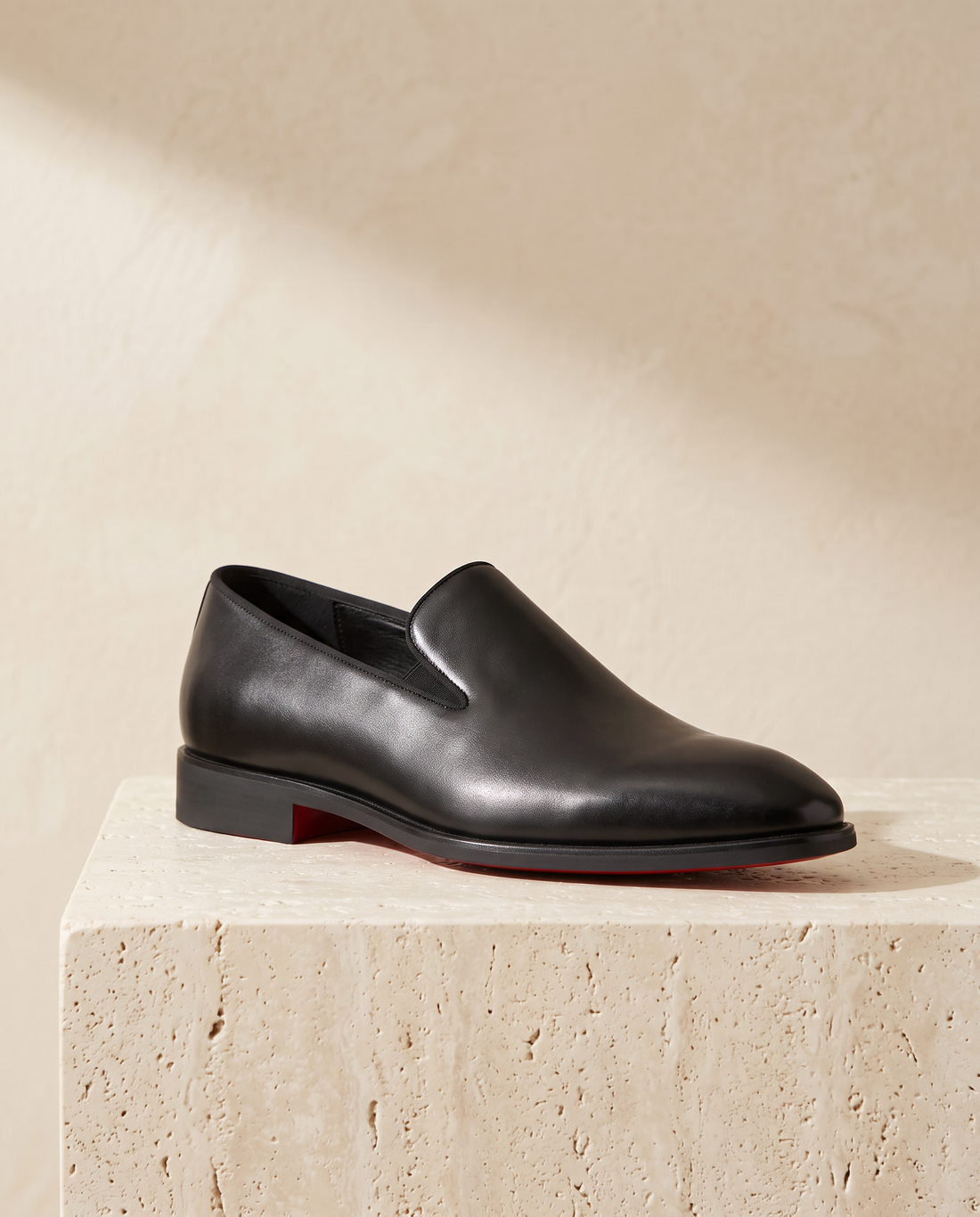 Men's Leather Red-Sole Loafers – Silvano