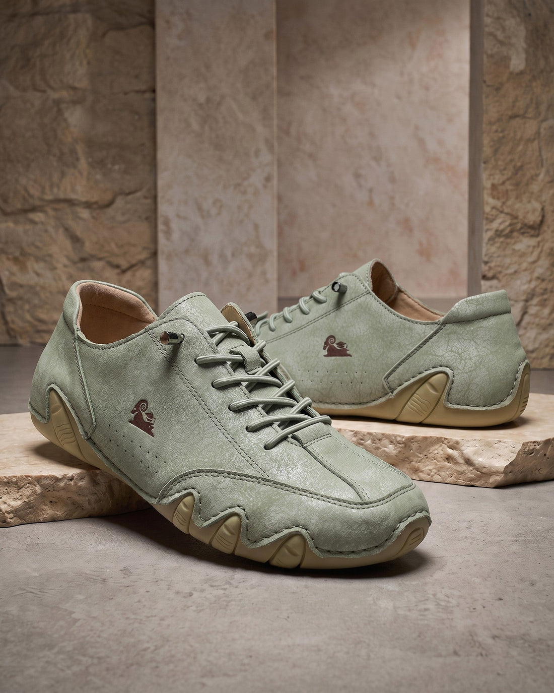 Tiberio Men's Leather Driving Shoes