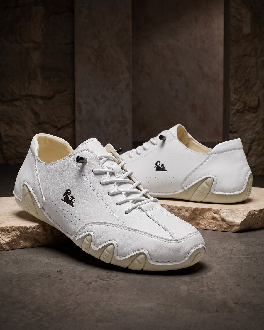 Tiberio Men's Leather Driving Shoes