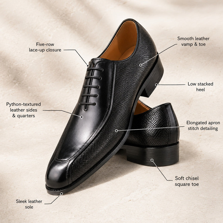 Men's Leather Oxford Shoes – Lauro